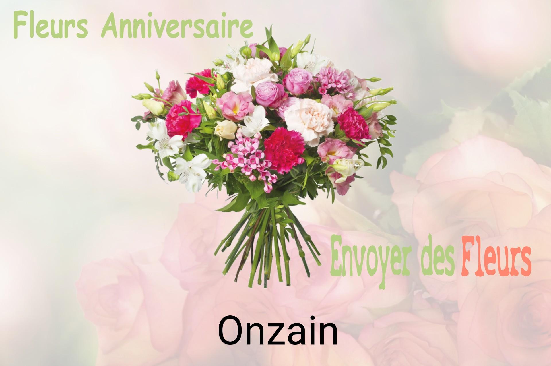 Bouquet de fleurs d’anniversaire livré à Onzain