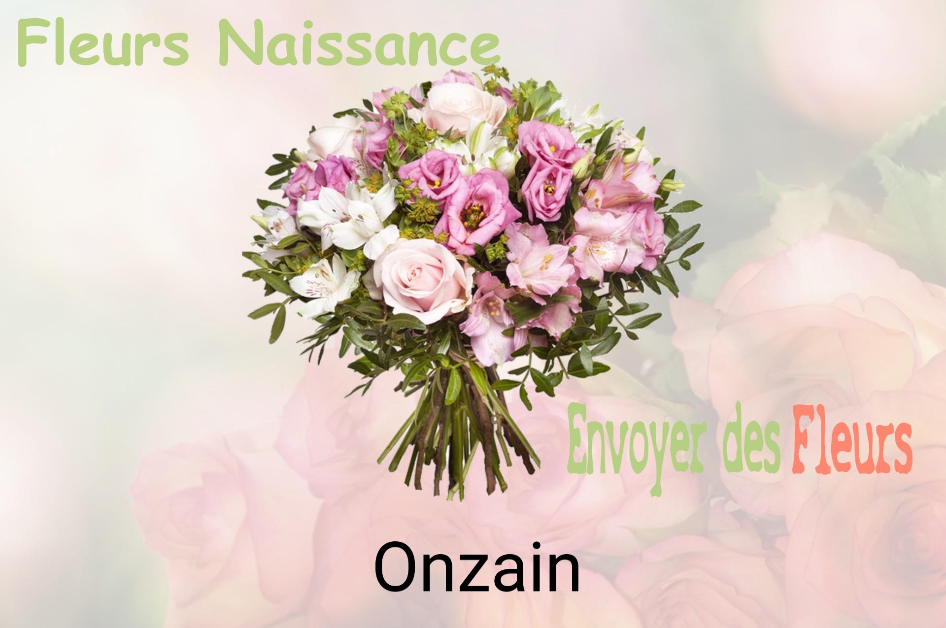 Bouquet de fleurs de naissance livré à Onzain